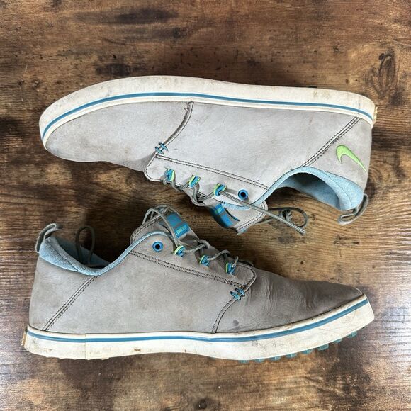 Size 7.5 - Nike Lunar Adapt Duet Sport Golf Gray Green White Womens 652527-300 - Picture 5 of 7